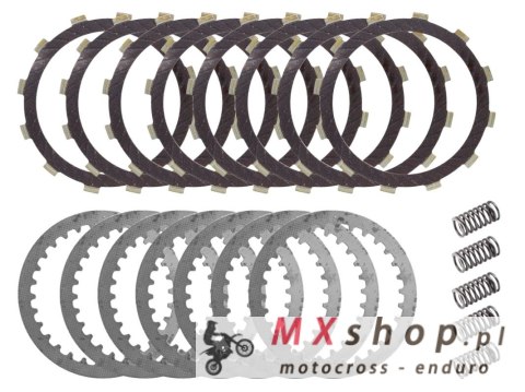 PSYCHIC TARCZE, PRZEKŁADKI I SPRĘŻYNY SPRZĘGŁOWE (KOMPLET) KAWASAKI KLR 650 '96-'11 (DRC168)