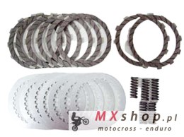 PSYCHIC TARCZE, PRZEKŁADKI I SPRĘŻYNY SPRZĘGŁOWE (KOMPLET) SUZUKI RM 125 '93-'98 (DRC76S)