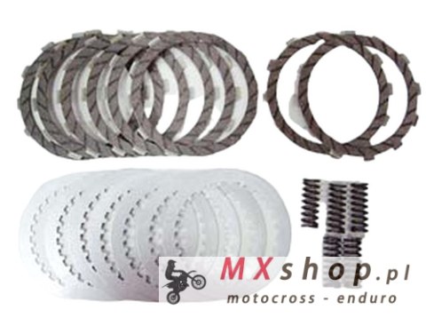 PSYCHIC TARCZE, PRZEKŁADKI I SPRĘŻYNY SPRZĘGŁOWE (KOMPLET) SUZUKI RM 125 '93-'98 (DRC76S)