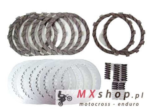 PSYCHIC TARCZE, PRZEKŁADKI I SPRĘŻYNY SPRZĘGŁOWE (KOMPLET) SUZUKI RM 125 '93-'98 (DRC76S)