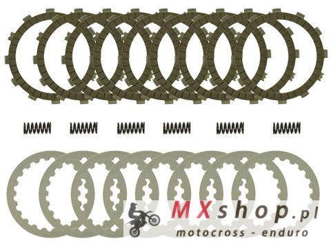 PSYCHIC TARCZE, PRZEKŁADKI I SPRĘŻYNY SPRZĘGŁOWE RACING (KOMPLET) KTM EGS 250 '94-'99, EXC 250 '94-'05, MXC 250 '98-'99, SX 250 
