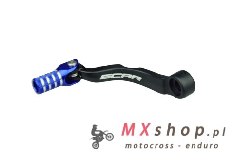 SCAR RACING DŹWIGNIA ZMIANY BIEGÓW TM 250 MX / EN 2 ST '19-'25', 300 MX / EN 2 ST '19-'25 KOLOR CZARNY/NIEBIESKI