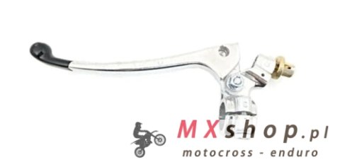 EMGO 2025/02 DŹWIGNIA HAMULCA Z MOCOWANIEM LUSTERKA HONDA (MODELE Z ROCZNIKÓW '65-'79 Z HAMULCEM BĘBNOWYM) (GWINT M10)