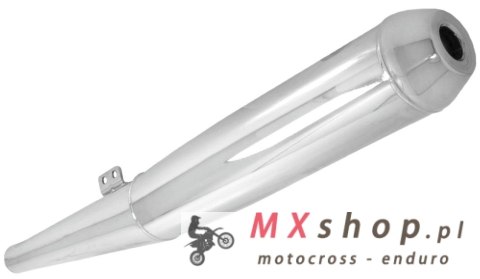 EMGO 2025/02 KOŃCÓWKA WYDECHU / TŁUMIK CHROMOWANY BMW '70-'83 LEWY (REPLIKA ORYGINAŁU)