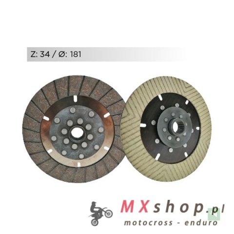 NEWFREN TARCZE SPRZĘGŁOWE BMW R 50/60/75/80/100 (MCC601) (SUCHE SPRZĘGŁO) (WZMOCNIONE)