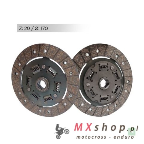 NEWFREN TARCZE SPRZĘGŁOWE MOTO GUZZI V7 III ANNIVERSARIO/CRBON/LIMITED/MILANO/RACER/SPECIAL/STONE 750 '17-'20; V9 BOBBER/ ROAMER