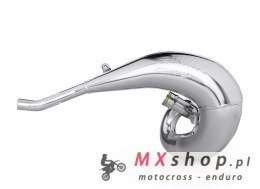 OXA FACTORY 2025/08 DYFUZOR (TUBA REZONANSOWA) FRONT EXHAUST PIPE CHROME TM RACING MX / EN / SMR 250 / 300 '22-'25