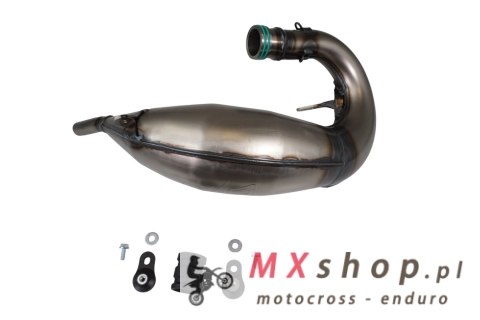 OXA FACTORY 2025/08 DYFUZOR (TUBA REZONANSOWA) FRONT EXHAUST PIPE RACING STEEL X8 KTM SX 125 '23-'25