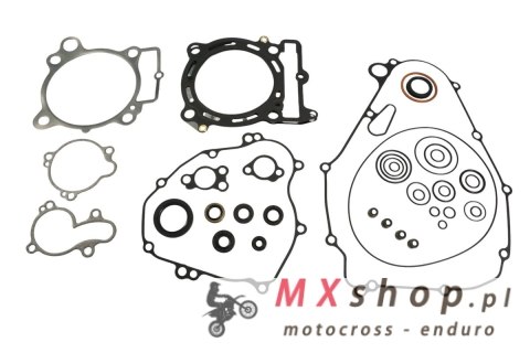 PROX KOMPLET USZCZELEK Z KOMPLETEM USZCZELNIACZY SILNIKOWYCH KAWASAKI KX 450 F (KXF450) '19-'20