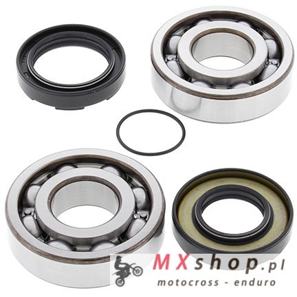 ALL BALLS ŁOŻYSKA WAŁU KORBOWEGO Z USZCZELNIACZAMI YAMAHA YZ 490 '82-'90, YZ 400 '76-'79
