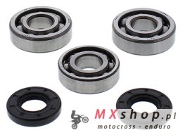ALL BALLS ŁOŻYSKA WAŁU KORBOWEGO Z USZCZELNIACZAMI YAMAHA YZ 65 '18-'24 , YZ 85 '19-'24