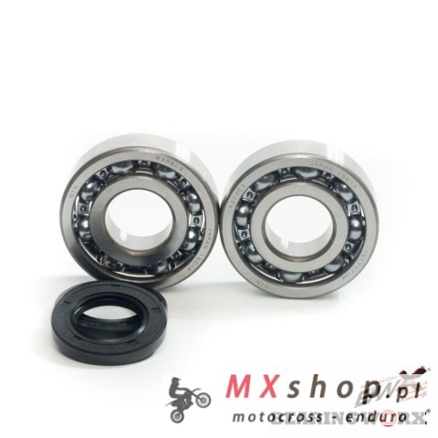 BEARING WORX ŁOŻYSKA WAŁU KORBOWEGO Z USZCZELANIACZAMI KAWASAKI KX 500 '83-'04 (NTN) (MADE IN JAPAN) (24-1011)
