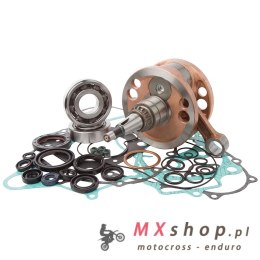 HOT RODS ZESTAW NAPRAWCZY DOŁU SILNIKA HONDA CRF 450R '02-'08 (WAŁ KORBOWY, ŁOŻYSKA, USZCZELNIACZE, USZCZELKI) (808267) (K019) (