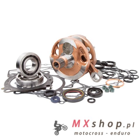 HOT RODS ZESTAW NAPRAWCZY DOŁU SILNIKA HONDA CRF 450R 09-12 (WAŁ KORBOWY, ŁOŻYSKA, USZCZELNIACZE, USZCZELKI) (808284) (K072) (82