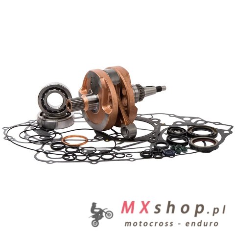 HOT RODS ZESTAW NAPRAWCZY DOŁU SILNIKA HONDA CRF 450R 13-16 (WAŁ KORBOWY, ŁOŻYSKA, USZCZELNIACZE, USZCZELKI) (808284) (K072) (82