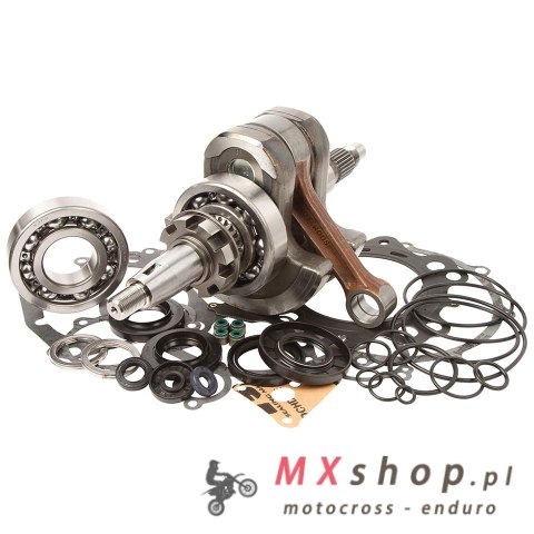 HOT RODS ZESTAW NAPRAWCZY DOŁU SILNIKA YAMAHA GRIZZLY 700 07-13, RHINO 700 08-13 WAŁ KORBOWY STROKER +5MM = 727CCM, ŁOŻYSKA, USZ