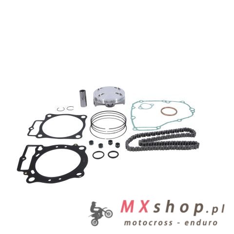 VERTEX ZESTAW NAPRAWCZY GÓRY SILNIKA HONDA CRF 450R 13-16 ( TŁOK 23855B, USZCZELKI TOP-END, ŁAŃCUSZEK ROZRZĄDU )