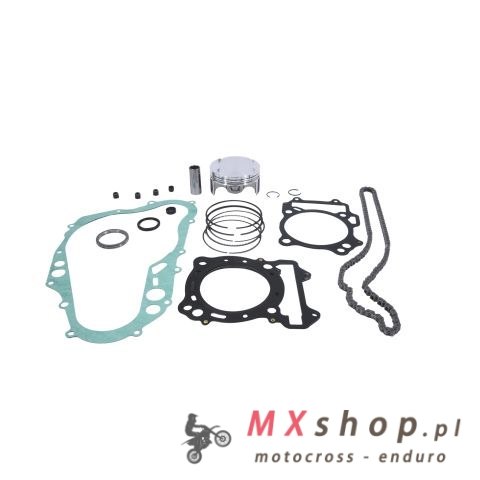 VERTEX ZESTAW NAPRAWCZY GÓRY SILNIKA SUZUKI DRZ 400 00-09 ( TŁOK 22951B, USZCZELKI TOP-END, ŁAŃCUSZEK ROZRZĄDU )