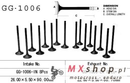 VESRAH ZAWÓR WYDECHOWY HONDA CB 900F 79-83 (SC01, SC09), CB 1100F/R 82-85 (OEM: 14721-438-000) (1SZT.) (MADE IN JAPAN)