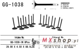 VESRAH ZAWÓR WYDECHOWY HONDA CBR 900RR 01-03 (CBR 929, CBR 954) (OEM: 14721-MCJ-000) (1SZT.) (MADE IN JAPAN)