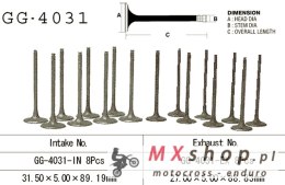 VESRAH ZAWÓR WYDECHOWY KAWASAKI ZRX 1100/1200 (OEM: 12005-1148) (1SZT.) (MADE IN JAPAN)