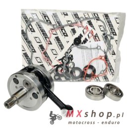 WISECO WAŁ KORBOWY HONDA CR 125 90-02 (Z ŁOŻYSKAMI I USZCZELNIACZAMI NA WAŁ ORAZ KOMPLETEM USZCZELEK NA DÓŁ SILNIKA) (HR4053)