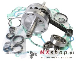WISECO WAŁ KORBOWY SUZUKI RM 125 '04-'10 (Z ŁOŻYSKAMI I USZCZELNIACZAMI NA WAŁ ORAZ KOMPLETEM USZCZELEK NA DÓŁ SILNIKA) (HR4041)