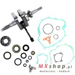 WISECO WAŁ KORBOWY YAMAHA YFM 660 RHINO '05-'07, GRIZZLY 660 '02-'08 (Z ŁOŻYSKAMI I USZCZELNIACZAMI NA WAŁ ORAZ KOMPLETEM USZCZE