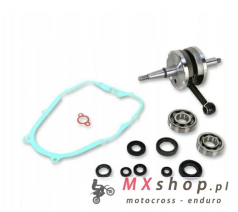 WISECO WAŁ KORBOWY YAMAHA YFS 200 BLASTER '87-06 (Z ŁOŻYSKAMI I USZCZELNIACZAMI NA WAŁ ORAZ KOMPLETEM USZCZELEK NA DÓŁ SILNIKA)