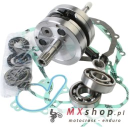 WISECO WAŁ KORBOWY YAMAHA YZ 125 '01-'04 (Z ŁOŻYSKAMI I USZCZELNIACZAMI NA WAŁ ORAZ KOMPLETEM USZCZELEK NA DÓŁ SILNIKA) (HR4036)