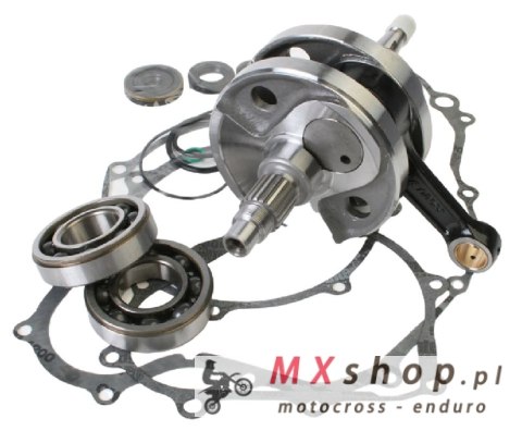 WISECO WAŁ KORBOWY YAMAHA YZ 250F '03-'13 (Z ŁOŻYSKAMI I USZCZELNIACZAMI NA WAŁ ORAZ KOMPLETEM USZCZELEK NA DÓŁ SILNIKA) (HR4049