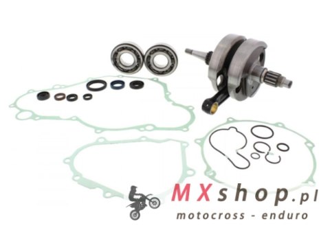 WISECO WAŁ KORBOWY YAMAHA YZ 450F '03-'05(YZF450) (Z ŁOŻYSKAMI I USZCZELNIACZAMI NA WAŁ ORAZ KOMPLETEM USZCZELEK NA DÓŁ SILNIKA)
