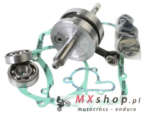 WISECO WAŁ KORBOWY YAMAHA YZ 80 '93-01 (Z ŁOŻYSKAMI I USZCZELNIACZAMI NA WAŁ ORAZ KOMPLETEM USZCZELEK NA DÓŁ SILNIKA) (HR 4033)