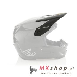 6D HELMETS REPLACEMENT VISOR - DASZEK DO KASKU ATR-3 SOLID GLOSS BLACK KOLOR CZARNY