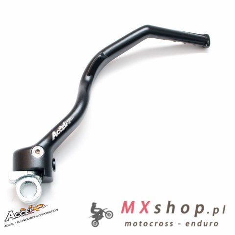 ACCEL DŹWIGNIA STARTERA (KOPKA) ALUMINIOWA KAWASAKI KXF 250 '13-'20 KOLOR CZARNY