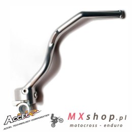 ACCEL DŹWIGNIA STARTERA (KOPKA) ALUMINIOWA KAWASAKI KXF 250 '13-'20 KOLOR SREBRNY