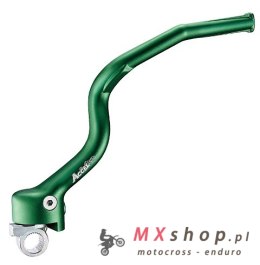ACCEL DŹWIGNIA STARTERA (KOPKA) ALUMINIOWA KAWASAKI KXF 250 '13-'20 KOLOR ZIELONY