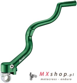 ACCEL DŹWIGNIA STARTERA (KOPKA) ALUMINIOWA KAWASAKI KXF 450 '07-'15, KLX 450R '08-'19, KOLOR ZIELONY