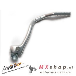 ACCEL DŹWIGNIA STARTERA (KOPKA) ALUMINIOWA SUZUKI RMZ 250 '11-'15, KOLOR SREBRNY