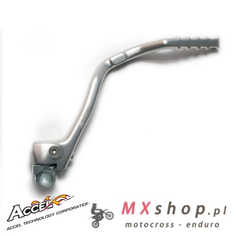 ACCEL DŹWIGNIA STARTERA (KOPKA) ALUMINIOWA SUZUKI RMZ 250 '11-'15, KOLOR SREBRNY