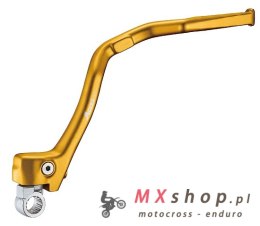 ACCEL DŹWIGNIA STARTERA (KOPKA) ALUMINIOWA SUZUKI RMZ 250 '11-'15, KOLOR ZŁOTY