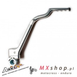 ACCEL DŹWIGNIA STARTERA (KOPKA) ALUMINIOWA YAMAHA YZ 250 '02-'25 (2T), KOLOR SREBRNY