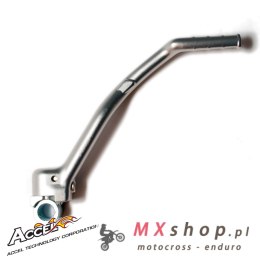 ACCEL DŹWIGNIA STARTERA (KOPKA) ALUMINIOWA YAMAHA YZF 250 '10-'18, WR 250F '15-'19, KOLOR SREBRNY