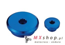 ACCEL KORKI INSPEKCYJNE SILNIKA YAMAHA YZF 450 '10-'22, YZF 250 '10-'23, WR250F '15-'22, WR450F '16-'22 KOLOR NIEBIESKI
