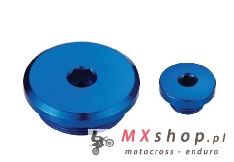ACCEL KORKI INSPEKCYJNE SILNIKA YAMAHA YZF 450 '10-'22, YZF 250 '10-'23, WR250F '15-'22, WR450F '16-'22 KOLOR NIEBIESKI