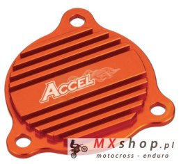 ACCEL POKRYWA POMPY OLEJU KTM EXC 350/400/450/500/530 '08-'12, SXF350 '11-'12 KOLOR POMARAŃCZOWY - PROMOCJA