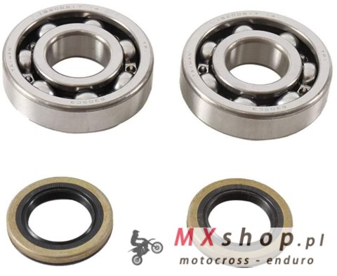 HOT RODS ŁOŻYSKA WAŁU KORBOWEGO Z USZCZELNIACZAMI KAWASAKI KDX 200 '89-'06, KDX 220R '04-'05 (KDX200) (KDX220)