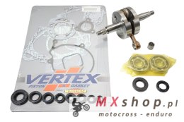 HOT RODS ZESTAW NAPRAWCZY DOŁU SILNIKA HONDA CR 80R '86-'91 (WAŁ KORBOWY, ŁOŻYSKA, USZCZELNIACZE, USZCZELKI)