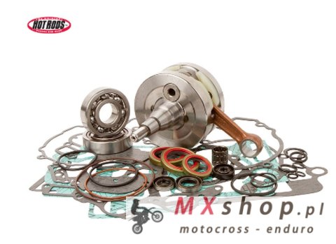 HOT RODS ZESTAW NAPRAWCZY DOŁU SILNIKA KTM SX 125 '07-'15, HUSQVARNA TC 125 '14-'15 (WAŁ KORBOWY, ŁOŻYSKA, USZCZELNIACZE, USZCZE