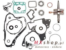 HOT RODS ZESTAW NAPRAWCZY DOŁU SILNIKA SUZUKI RM 85 '02-'24 (WAŁ KORBOWY, ŁOŻYSKA, USZCZELNIACZE, USZCZELKI)